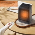 thumbnail image 3 of Space Heater Indoor, Portable Heater Overheating Prevention Tip Over Auto Off Oscillating Electric Heater with Timer, Electric Desk Heater for Indoor Use Large Room Bedroom Office, 3 of 7