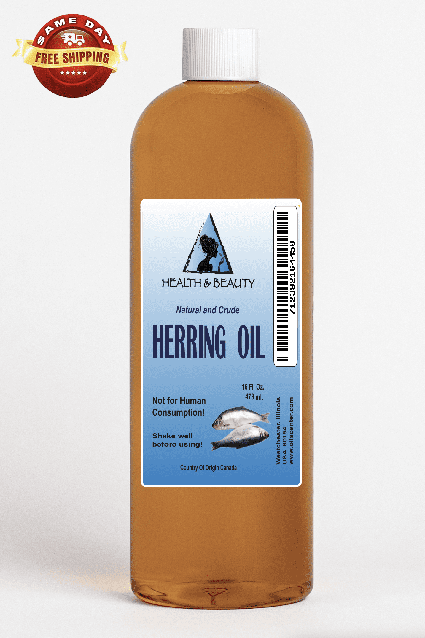 Herring oil crude natural fishing scent attractant by h&b oils center