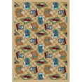 thumbnail image 2 of Fabulous Fifties 7'8" x 10'9" Area Rug In Color Gold, 2 of 2