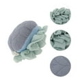 thumbnail image 3 of 1 Pc Wheat Ears Bath Sponge Body Scrubber for Bathroom Blue Green, 3 of 7