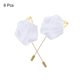 thumbnail image 3 of 6 Pcs Ramilletes de Rosa Unique Bargains para Novio Ceremonia de Boda Aniversario Cena Formal Blanco, 3 of 5