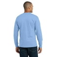 thumbnail image 2 of Port & Company Men's Long Sleeve 50/50 Cotton/Poly T-Shirt - PC55LS, 2 of 2