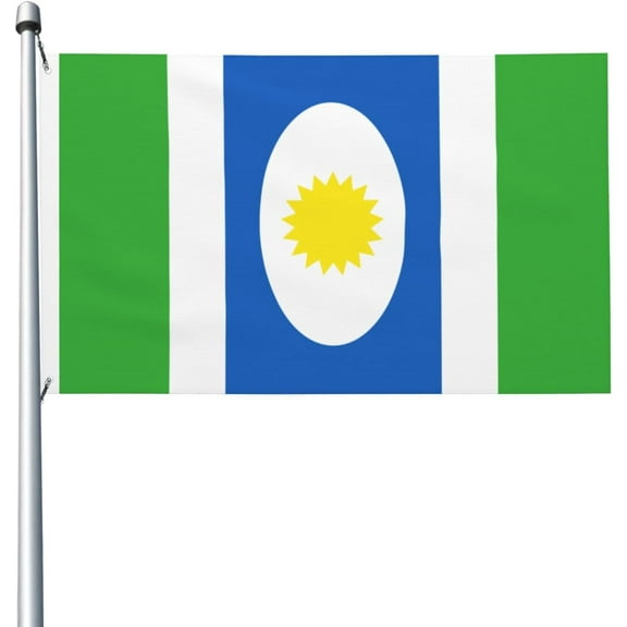 Durable Flag Of Orocovis, Puerto Rico Flags For Outside 3x5 Ft Double-Sided Flag Banner Outdoor Yard Decoration 3by5 Flags, Black