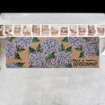 thumbnail image 3 of Coir Door Mat Hyrangea Welcome 10 X 30, 3 of 3