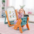 thumbnail image 3 of Infans Kids Easel w/Chair Art Easel for Kids Height Adjustable Art Easel Set for Kids, 3 of 7