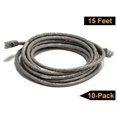 thumbnail image 6 of iMBAPrice 25 feet Cat5e Network Ethernet Patch Cable, 10 Pack, Gray, 6 of 8