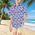 thumbnail image 2 of Tfken 4Th Of July Summer Shirts T-Shirts For Boys Kids 250Th Anniversary America Independence Day Tops Patriotic Short Sleeve Teen Casual T Shirts Size 6-7 Years Green, 2 of 4