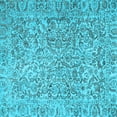 thumbnail image 1 of Ahgly Company Indoor Square Persian Light Blue Traditional Area Rugs, 7' Square, 1 of 4