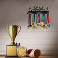 thumbnail image 6 of Taekwondo Medal Hanger Display 20 Hooks Medal Holder Rack Wall Mount Hanger Decor Trophy Shelf Award Rack Award Ribbon Hanger with Gift Box for Over 50 Medals Easy to Install, 6 of 9