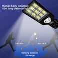 thumbnail image 4 of 2 Piezas Luz de Pared Solar LED para Exteriores Luces Solares Sensor de Movimiento Luz Alimentada por Energía Solar 3 Modos para Jardín Exterior, 4 of 5
