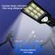 thumbnail image 4 of 2 Piezas Luz de Pared Solar LED para Exteriores Luces Solares Sensor de Movimiento Luz Alimentada por Energía Solar 3 Modos para Jardín Exterior, 4 of 5