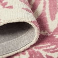 thumbnail image 6 of NICOLE MILLER NEW YORK Mod Damask Chambray Handcrafted Area Rug, 100% Wool Rug, Rose, 8'x10', 6 of 9