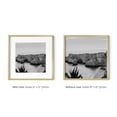 thumbnail image 4 of HAUS AND HUES 16x16 Gold Metal Picture Frame Matted to 12x12 - Features Premium Aluminum & Hanging Hardware, Shatterproof Plexiglass - Ideal for Home, Room, Office (16x16 in, Gold, Set of 3), 4 of 6
