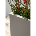 thumbnail image 6 of Veradek Block Series Span Short 24" Plastic Planter - Gray, 6 of 12
