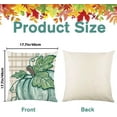 thumbnail image 2 of 1Pc/4Pcs Fall Pillow Covers Decoration, Farmhouse Pumpkin Maple Leaves Thanksgiving Fall Throw Pillows Cushion Case Couch Decor for Autumn Home Outdoor Decorations, 18X18Inch, 2 of 7
