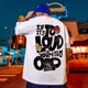 thumbnail image 2 of Camiseta holgada de algodón de manga corta para hombre, ropa de calle Harajuku con estampado de dibujos animados, Hip Hop, talla grande 5XL, 2 of 5