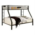 thumbnail image 1 of Furniture of America Lit Superposé Rivell en Métal Simple sur Grand Noir, 1 of 3