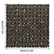 thumbnail image 4 of Matsuzay Alfombrilla de baño de 54x54cm, alfombrilla antideslizante para ducha, diseño de guijarros, almohadilla de masaje antideslizante de seguridad Type3 NO3 Matsuzay HA000443-01B, 4 of 6