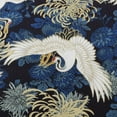 thumbnail image 4 of Tela japonesa de algodón con estampado floral tradicional. Crisantemo Azul, 4 of 9