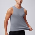 thumbnail image 2 of Ccpelsie Basic Tank Tops for Men Casual Tanks for Beach Exercise Casual Wear Men Daily Clothes(Grey,XL), 2 of 7