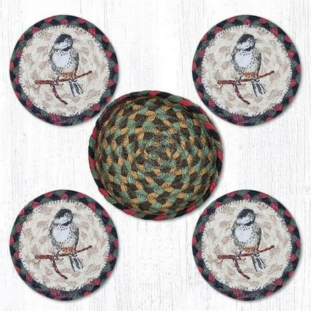 

Capitol Importing 29-CB081C 5 in. Chickadee Coaster Set