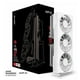 thumbnail image 2 of Tarjeta de Video XFX AMD Radeon RX 9060 XT Swift OC White Triple Fan Gaming Edition, 2 of 5