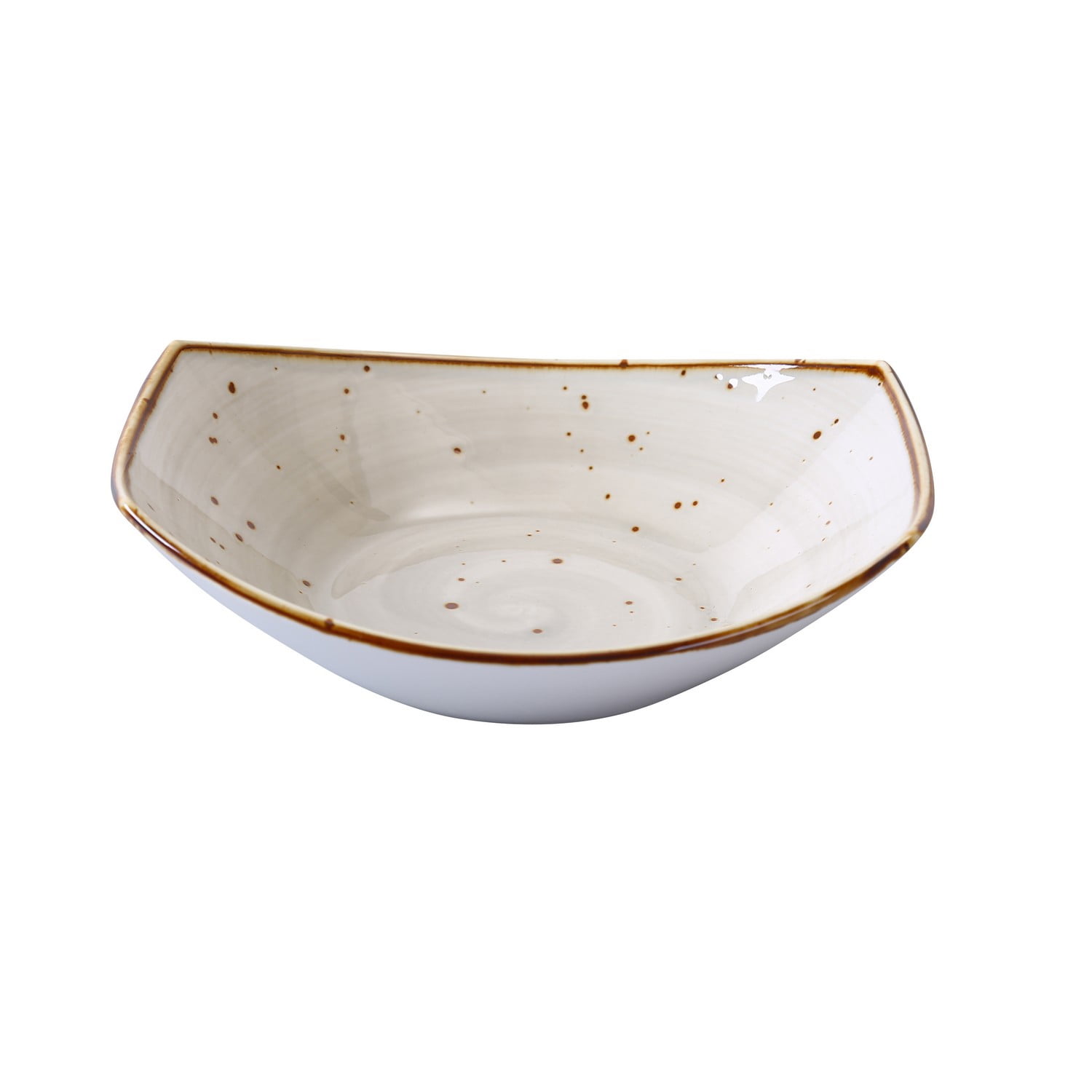 Lyon, Rectangular Soup Bowl, 20 Oz., 9W X 7 7/8L X 2 3/8H, Porcelain,  White