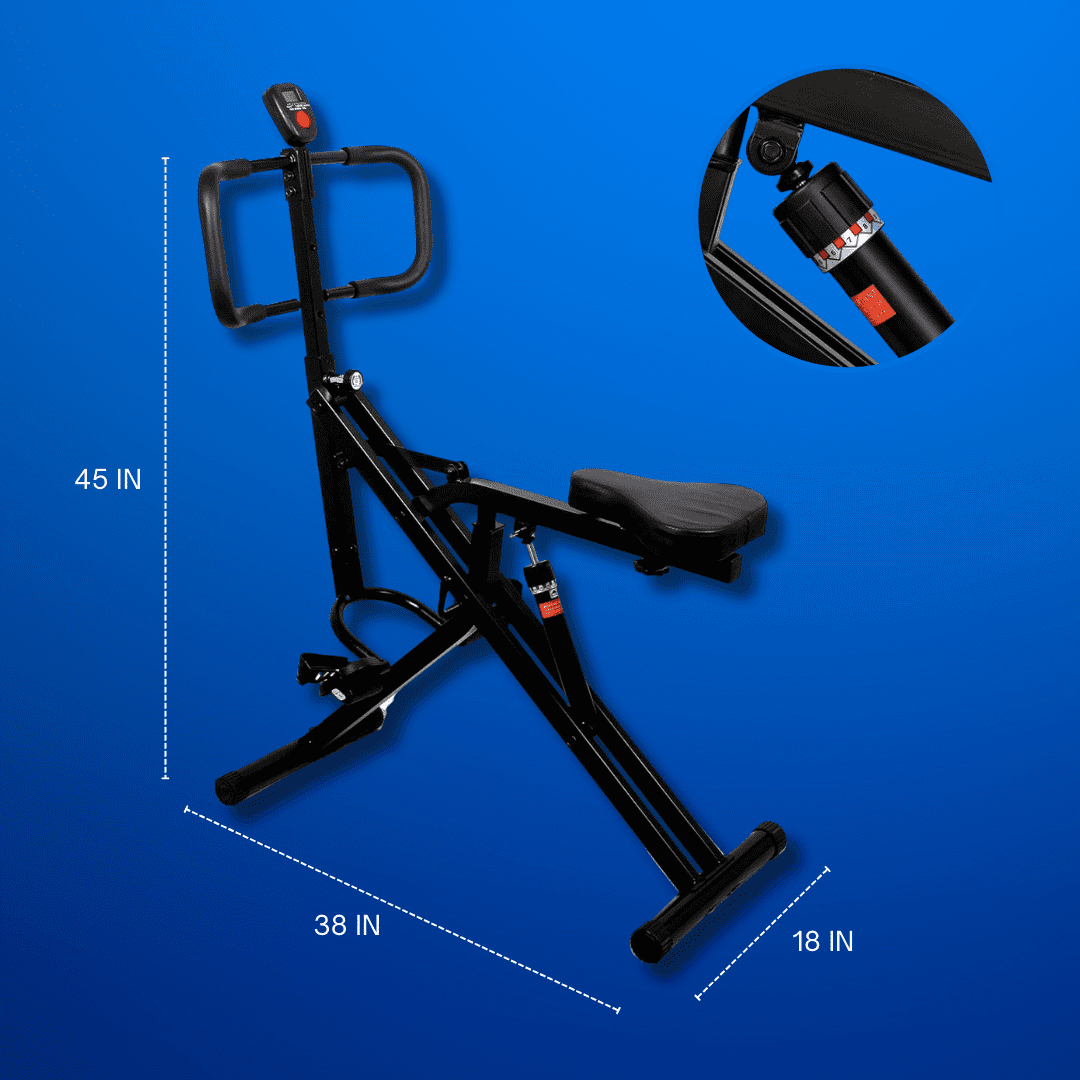 Total Crunch Power Rider Ab Squat Cardio Fitness Machine