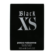 Black XS by Paco Rabanne Eau De Toilette Spray (2018 New Packaging) 3.4 oz for Men