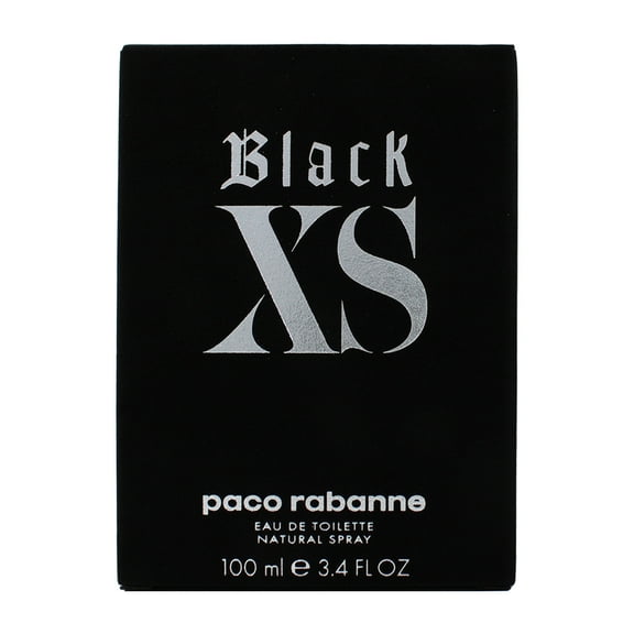 Black XS by Paco Rabanne Eau De Toilette Spray (2018 New Packaging) 3.4 oz for Men