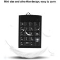 thumbnail image 2 of Clavier Numérique, Mini Clavier USB Portable 19 Touches pour Ordinateur Portable Facile à Transporter, 2 of 5