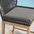 thumbnail image 7 of Modway Wellspring Outdoor Patio Outdoor Patio Teak Wood Bar Stool in Gray Graphite, 7 of 7