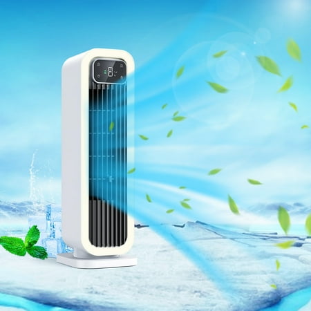 

Latrodar Clearance Oscillating Tower Fan Desk Table Fan with 3 Speeds 50 Oscillation 14.6 Inch Small Bladeless Fan USB Rechargeable Low Noise Space Saving for Bedroom Home Office Weekly Deals