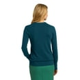 thumbnail image 2 of Port Authority Ladies V Neck Sweater-S (Moroccan Blue), 2 of 6