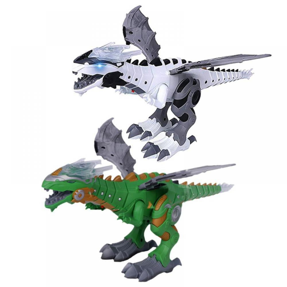 Electric Walking Dinosaur Dragon with Fire Breathing Water Spray Kids Toy Gift 
