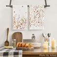 thumbnail image 2 of Flowers Wildflower Fall Kitchen Towels Dish Towels, 18x26 Inch Farmhouse Autumn Decoration Hand Towels Set of 2, 2 of 6