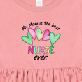 thumbnail image 4 of Inktastic My Mom is the Best Nurse Ever Girls Baby Dress, 4 of 5