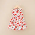 thumbnail image 1 of Girl Dresses Cotton Children clothing Summer Kids Clothes Dresses For Girls Party Princess Fashion Outfit cartoon Beach Dress, 1 of 6