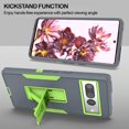 thumbnail image 3 of CoverON For Google Pixel 7 Pro Phone Case and Screen Protector Temper Glass, Military Grade Heavy Duty Full Body Kickstand Cover, Gray, 3 of 11