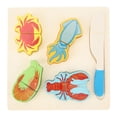 thumbnail image 2 of Juego De Comida Para Cortar ANGGREK Resistente Y Duradera, 2 of 7