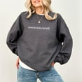 thumbnail image 4 of Overstimulated Period Sweatshirt – Funny Mom Life Crewneck – Stay-at-Home Loungewear – Cozy Unisex Fleece Pullover for Women or Men, 4 of 7