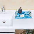 thumbnail image 7 of Ryvnso Blue Liquid Bathroom Tray Vanity Countertop Trays Acrylic Organizer, 7 of 7