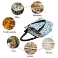 thumbnail image 5 of KLL Tote Bag for Women Gnome Pool Party Print Shopping Grocery Reusable Bags for Office School Shopping Travel, 5 of 6