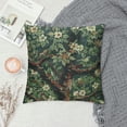 thumbnail image 2 of Qinduosi Home Furnishings Throw Pillow Covers Green Tree Farmhouse Couch Pillow Covers Boho Décor European Cushion Covers Bed &amp; Living Room Cozy Sofa Pillows Jacquard Woven Soft White, 2 of 5