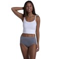 thumbnail image 3 of Fruit Of The Loom Womens Microfiber Brief Panty 6 Pack, 10, Assorted, 3 of 9