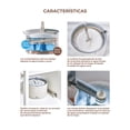 thumbnail image 2 of Turbo Mop Auto-Lavado 360° con Cisterna Set 2 Piezas Capuccino AGBOX | Limpieza Eficiente y Sin Esfuerzo | Diseño Giratorio y Fácil de Usar, 2 of 5