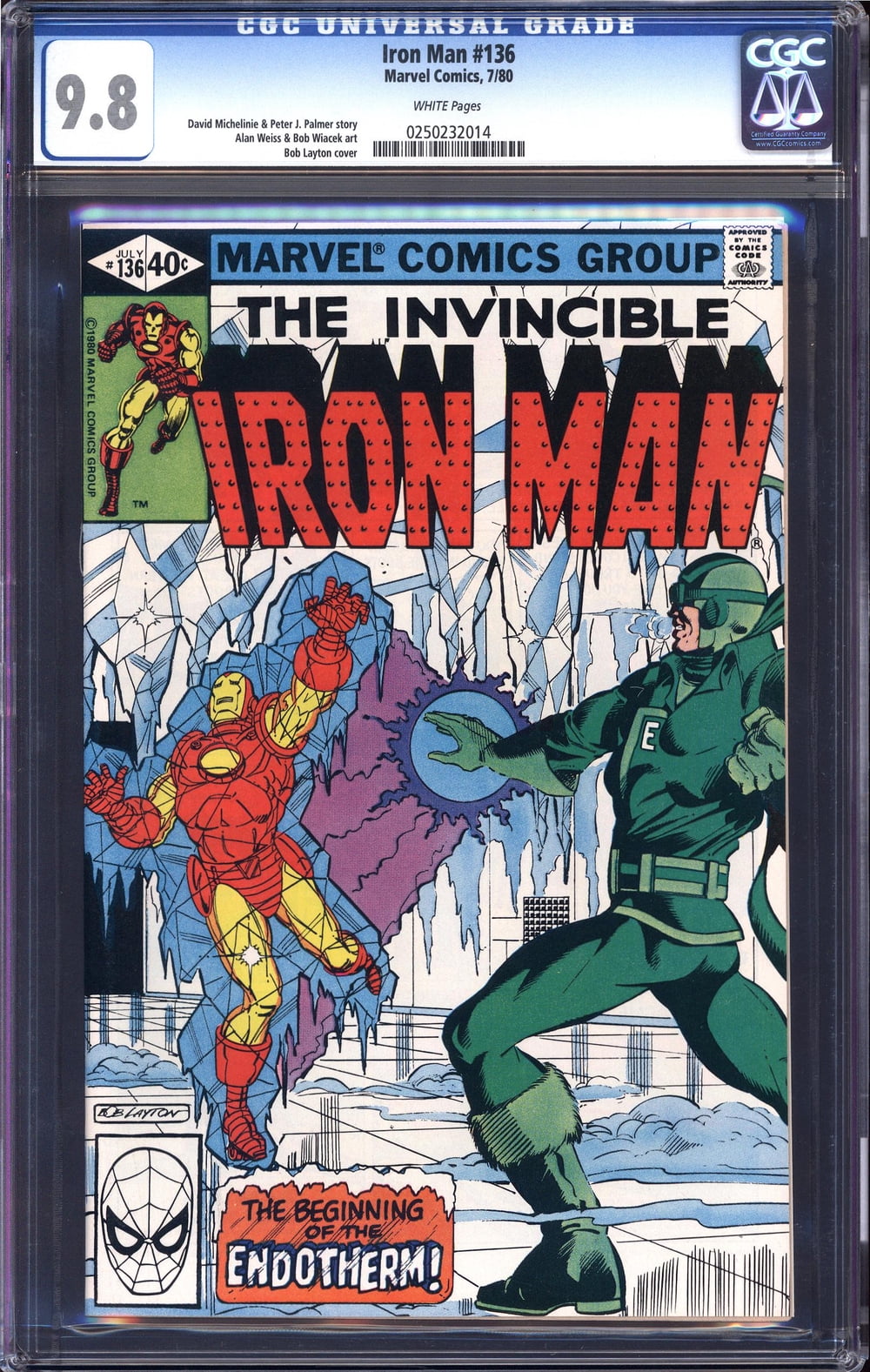 Iron Man #136 - CGC 9.8 Comic Book
