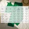 thumbnail image 3 of Amidoa Girls 2 Piece Outfits Summer Clothes Solid Color Cute Tank Top and Casual Pants Kids Clothing Sets Green Size 5T, 3 of 9