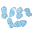 thumbnail image 1 of Molde de resina para pendientes, molde de fundición para joyería, molde colgante de silicona, molde artesanal Diy, 11 Feliz Sencillez, 1 of 3