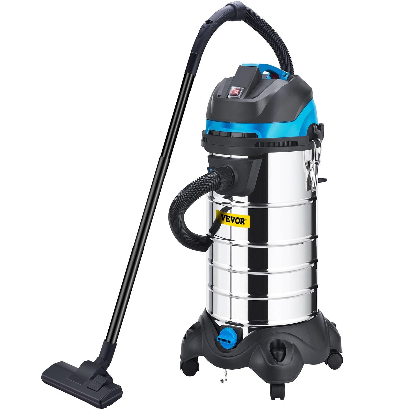 VEVOR Wet/Dry Vacuum Cleaner, 11 Gallon Capacity, HEPA Filtration